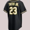 Fernando Tatis Jr. San Diego Padres Nike Black Out Jersey For Unisex