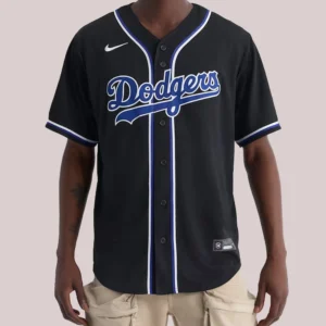 Shohei Ohtani Los Angeles Dodgers Nike Fashion Replica Black Out Jersey