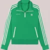 Shop Sporty & Rich x adidas Quarter Zip Track Green Jacket