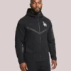 Los Angeles Dodgers Tech Fleece Hoodie Jacket Black