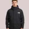 Unisex The North Face x Sky High Farm Graphic Relaxed Rain Black Jacket
