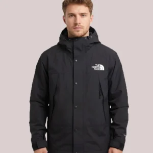 Unisex The North Face x Sky High Farm Graphic Relaxed Rain Black Jacket