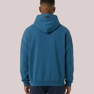 Fear of God x NBA Golden State Warriors 90's Oversized Blue Hoodie