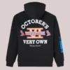 OVO x WWE Wrestlemania VI Full-Zip Black Hoodie
