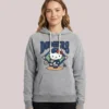 Women's Homage Gray Hello Kitty x Los Angeles Dodgers Hoodie