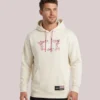 Men And Women Formula 1 Cherry Bloom Fleece Beige Hoodie For Sale
