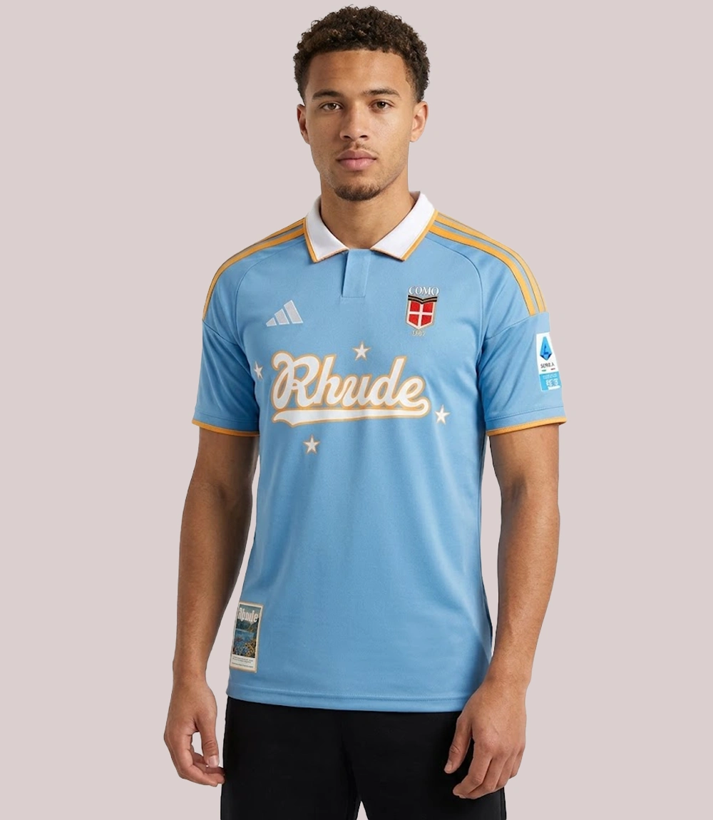Unisex Como 1907 x RHUDE x Adidas Fourth Blue Jersey