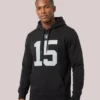 Las Vegas Raiders Fernando Mendoza Nike Player Name & Number Fleece Hoodie – Black