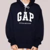 Gap × Victoria Beckham Heavyweight French Terry Hoodie Navy