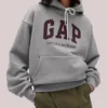 Gap × Victoria Beckham Heavyweight French Terry Grey Hoodie