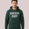 Pullover Kentucky Derby Hunter Green Tri-Blend Hoodie