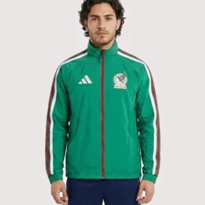 Adidas Mexico National Soccer Team Jacket Green